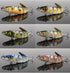 10/14cm Sinking Wobblers Fishing Lures Jointed Crankbait Swimbait 8 Segment Hard Artificial Bait For Fishing Tackle Lure